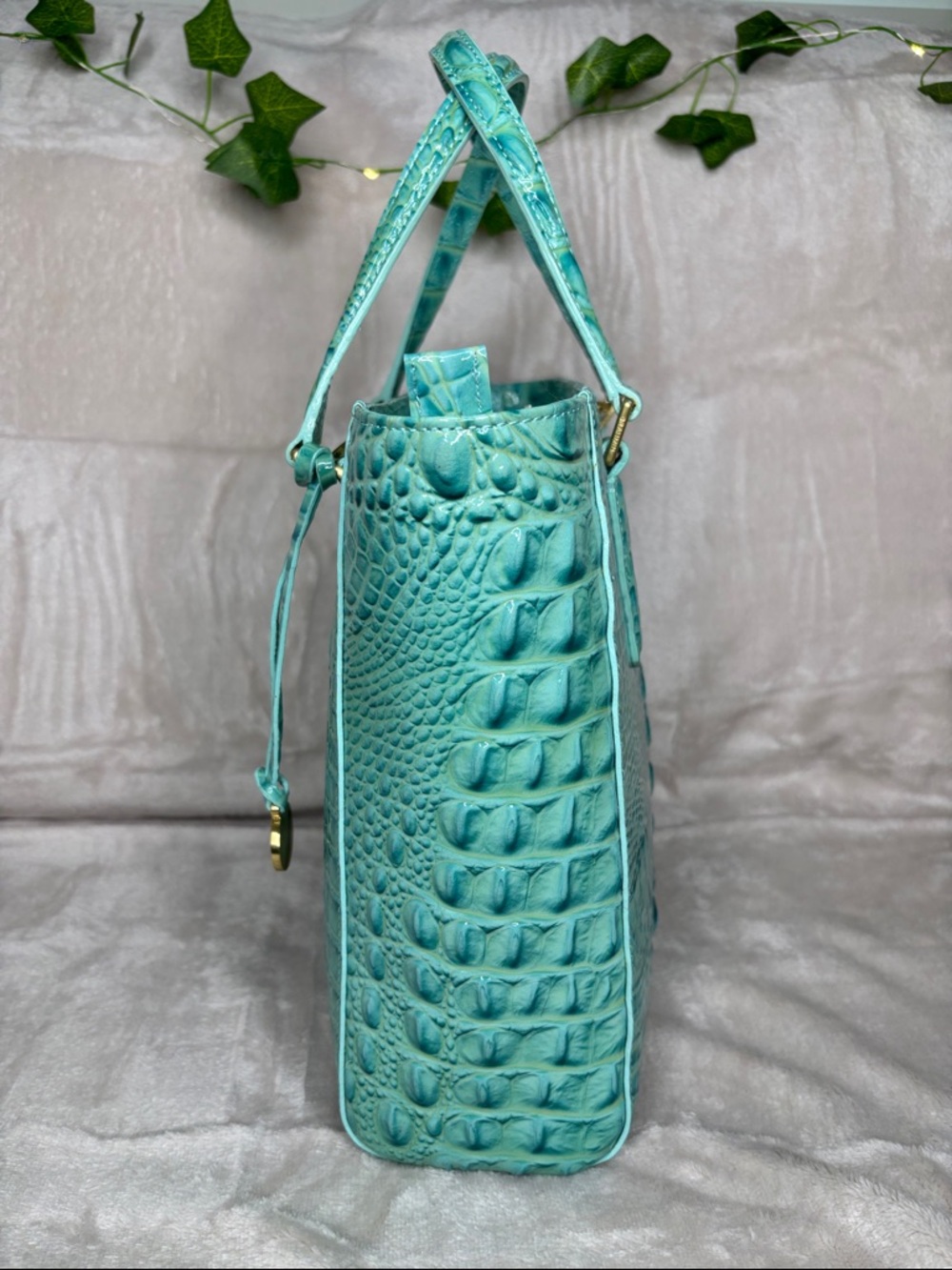 Brahmin Harrison Carryall Glass Glossy Rare Find - Picture 9 of 14